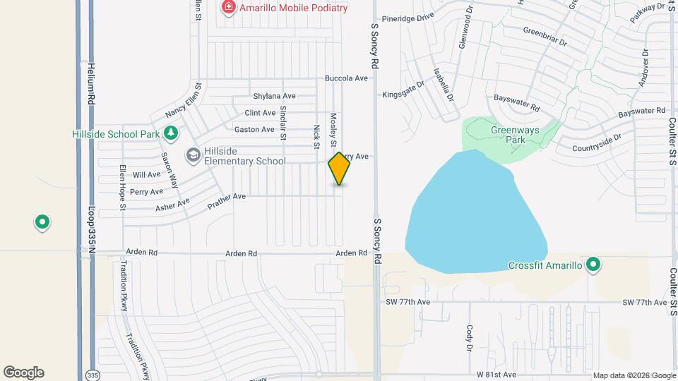 7135 Mosley St Mapa y Detalles de la Ubicación