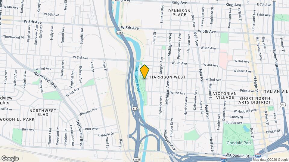 1053 Harrison Park Pl Map and Location Details