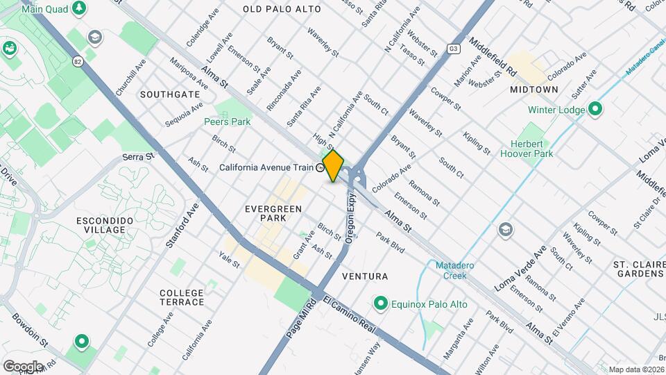 2569 Park Blvd Map and Location Details