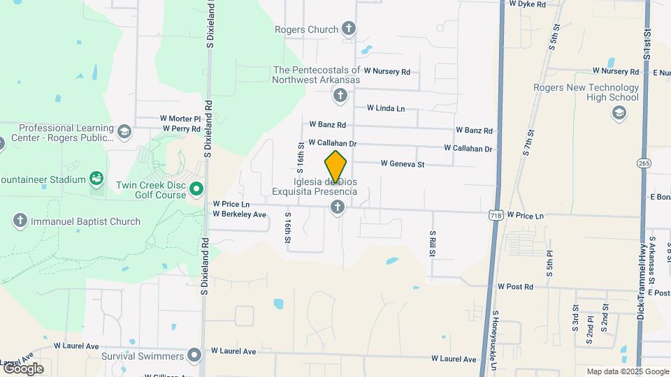 1306 W Bonnie Ln Map and Location Details