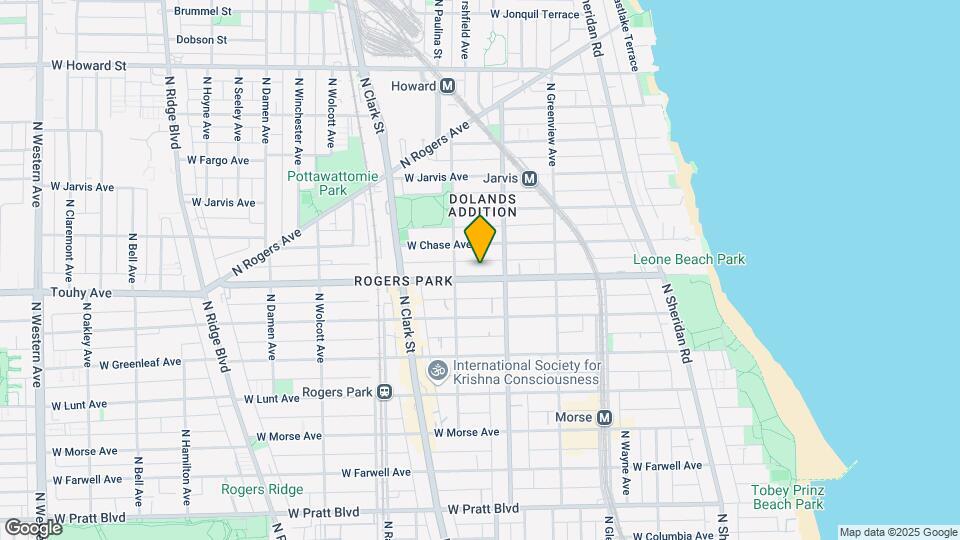 1624 W Touhy Ave Mapa y Detalles de la Ubicación