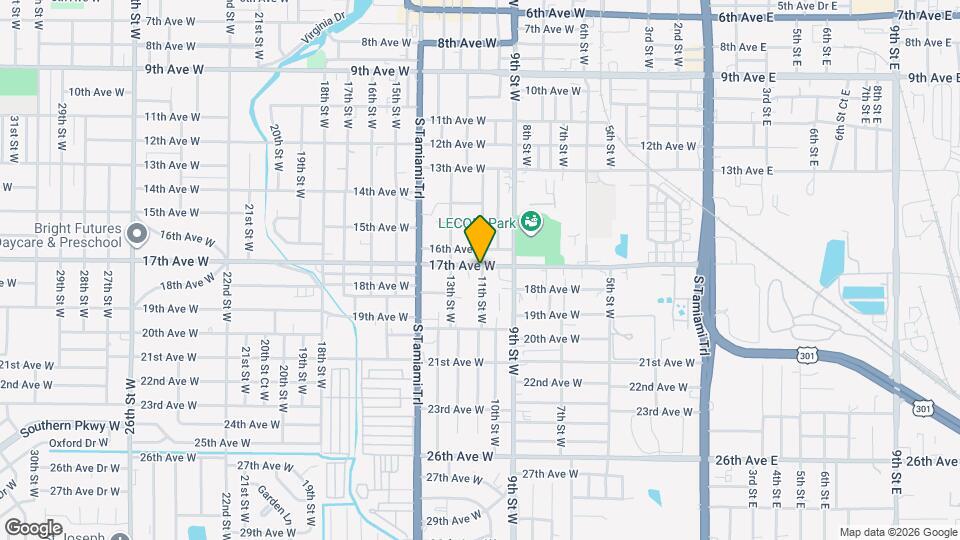 1704 11th St W Map and Location Details