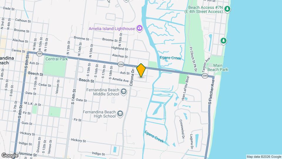 2115 Belvedere Ave Map and Location Details