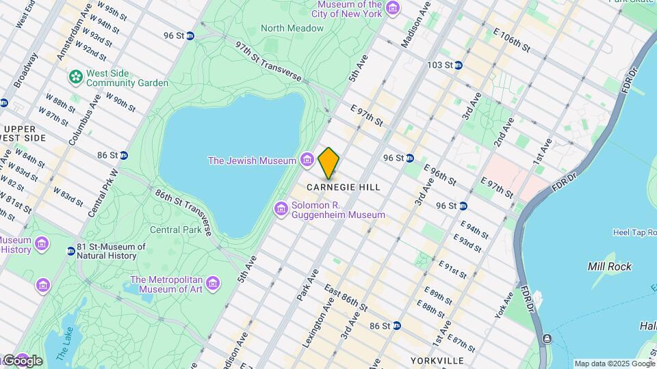 3-6 E 91st St Map and Location Details