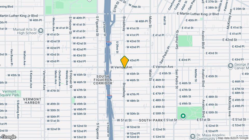 4502 S Broadway Mapa y Detalles de la Ubicación