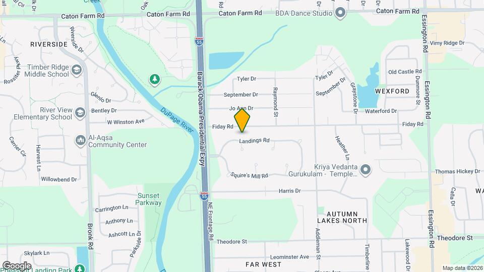 3809 Landings Rd Map and Location Details