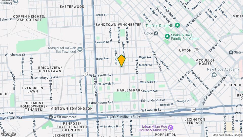 931 N Stricker St Map and Location Details
