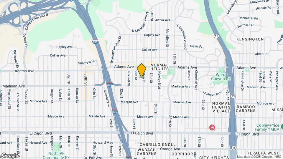 4632 Felton St Map and Location Details