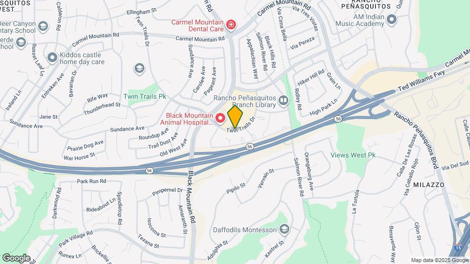 9362 Twin Trails Dr Map and Location Details