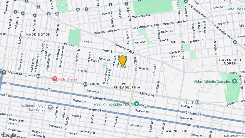 142 N 53rd St Mapa y Detalles de la Ubicación