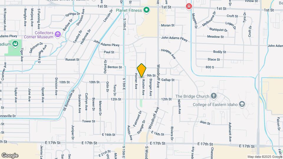 930 Koster Ave Map and Location Details
