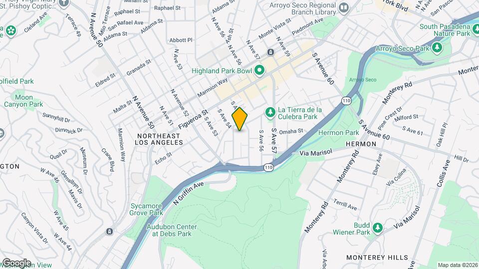 217 S Avenue 54 Map and Location Details