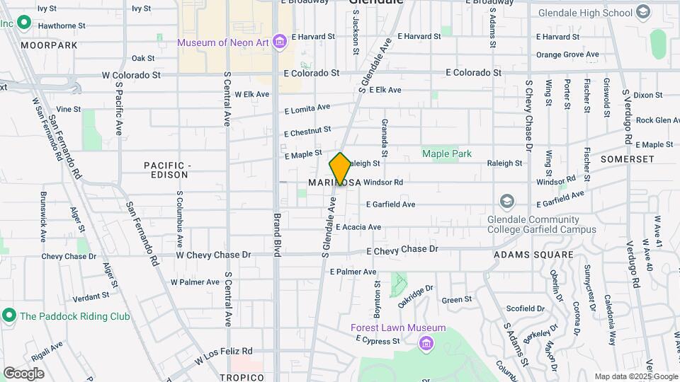 808 S Glendale Ave Mapa y Detalles de la Ubicación
