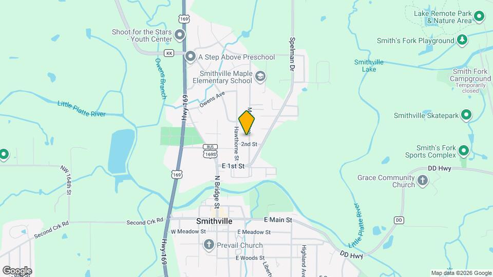 402 Maple Ave Map and Location Details