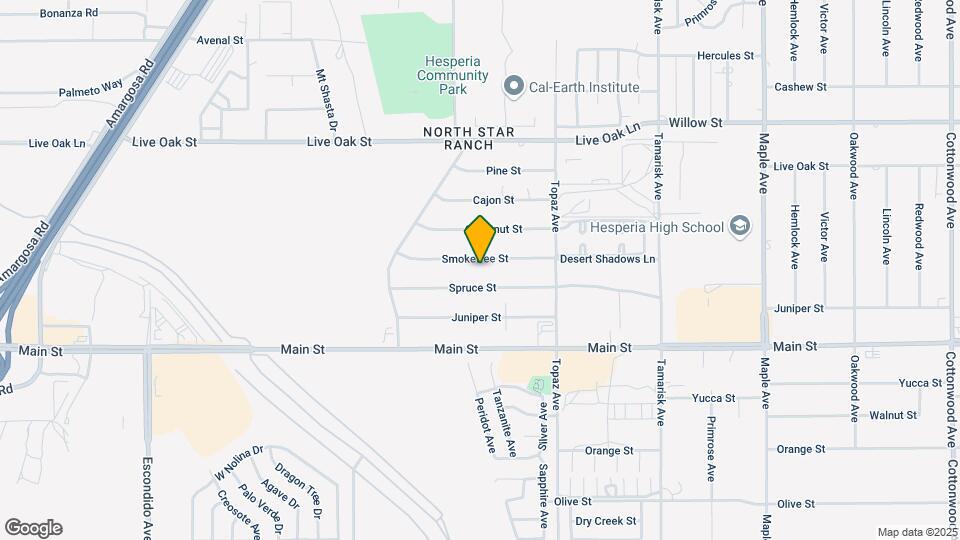 13945 Smoke Tree St Mapa y Detalles de la Ubicación