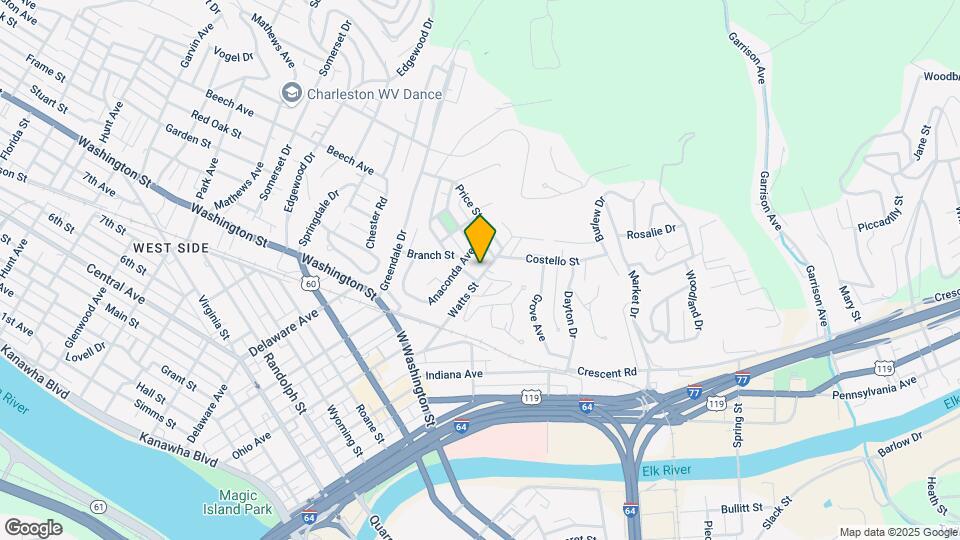 1309 Watts St Map and Location Details