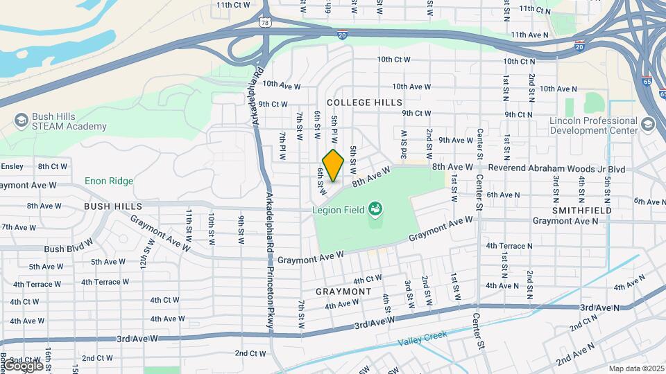 801 6th St W Mapa y Detalles de la Ubicación