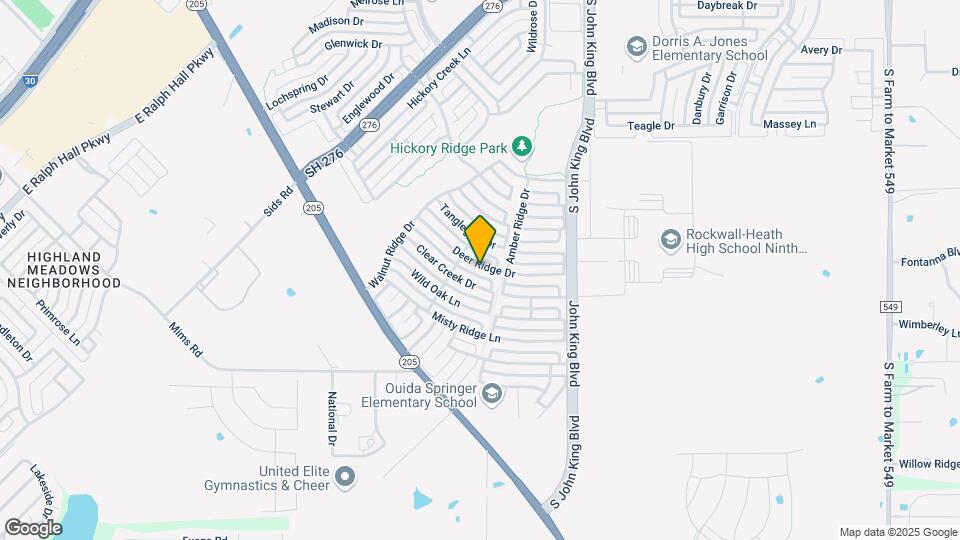 2925 Deer Ridge Dr Map and Location Details