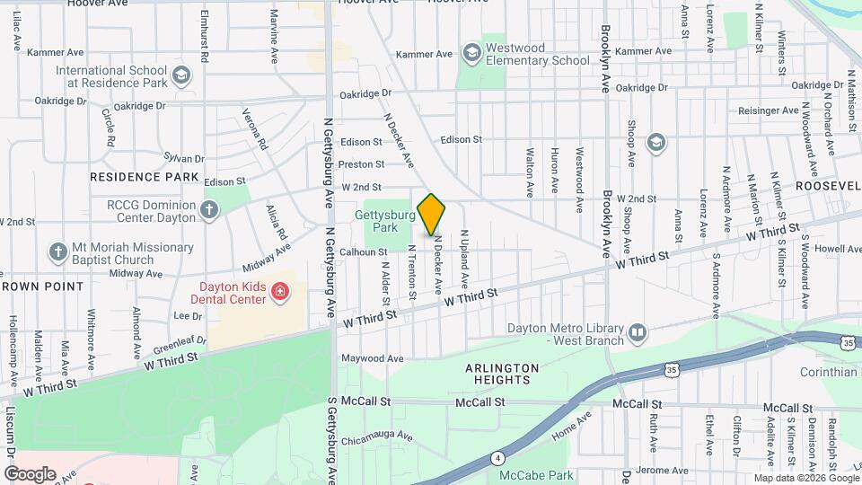 109 N Decker Ave Map and Location Details