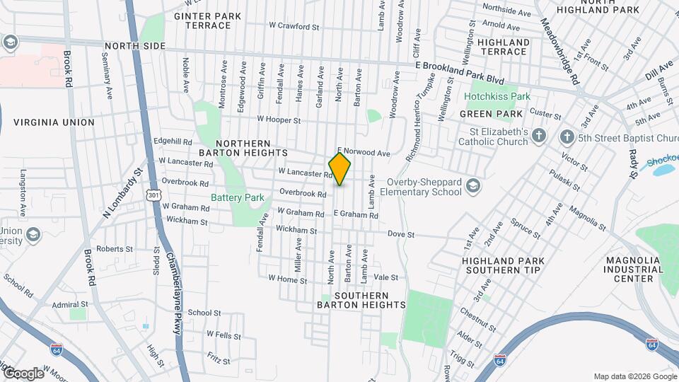 2503 North Ave, Unit A Mapa y Detalles de la Ubicación