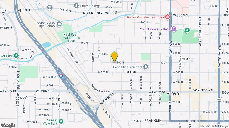 1089 W 300 N St Map and Location Details