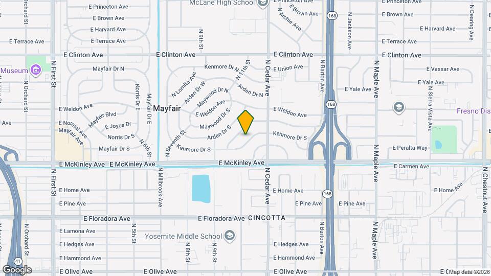 4133 Kenmore Dr S Map and Location Details