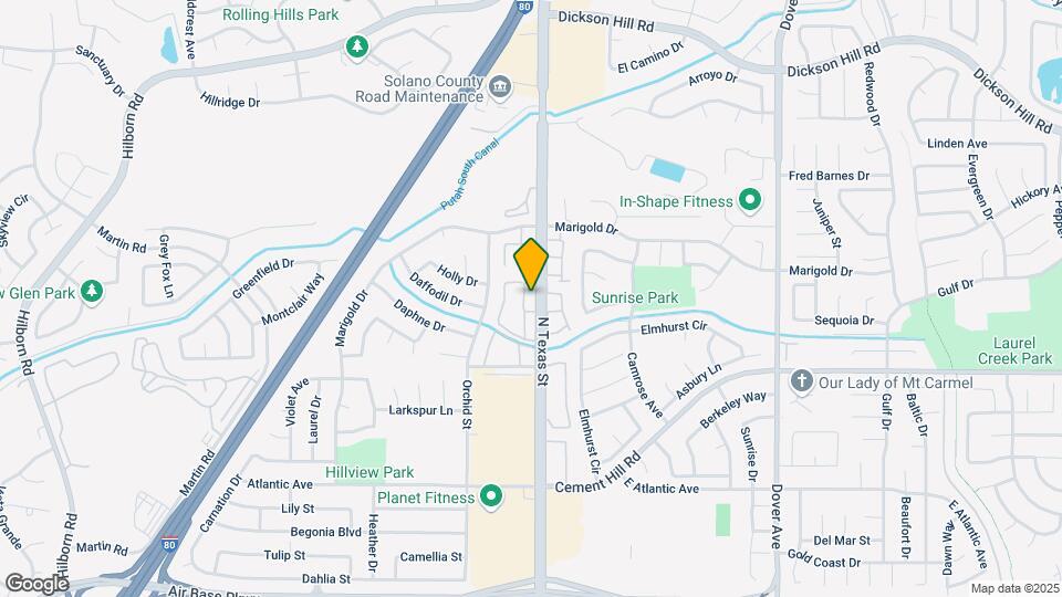2915 N Texas St Map and Location Details