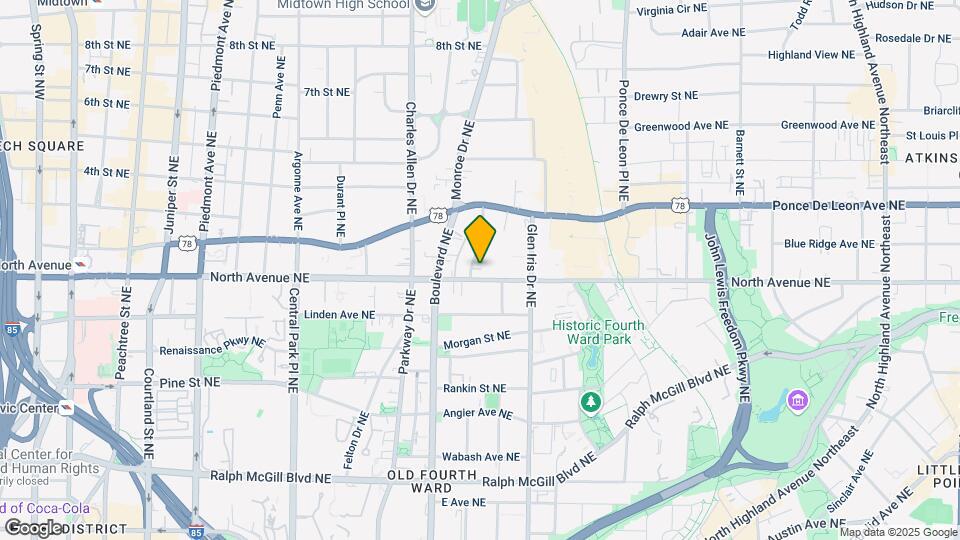 621 Kennesaw Ave NE Map and Location Details