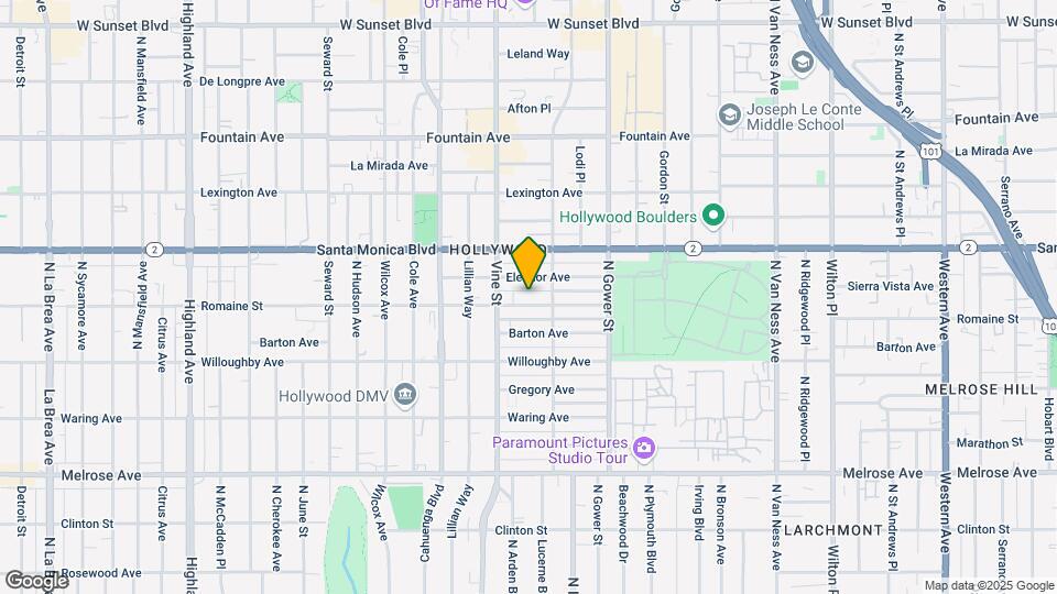 6127 Romaine St Map and Location Details