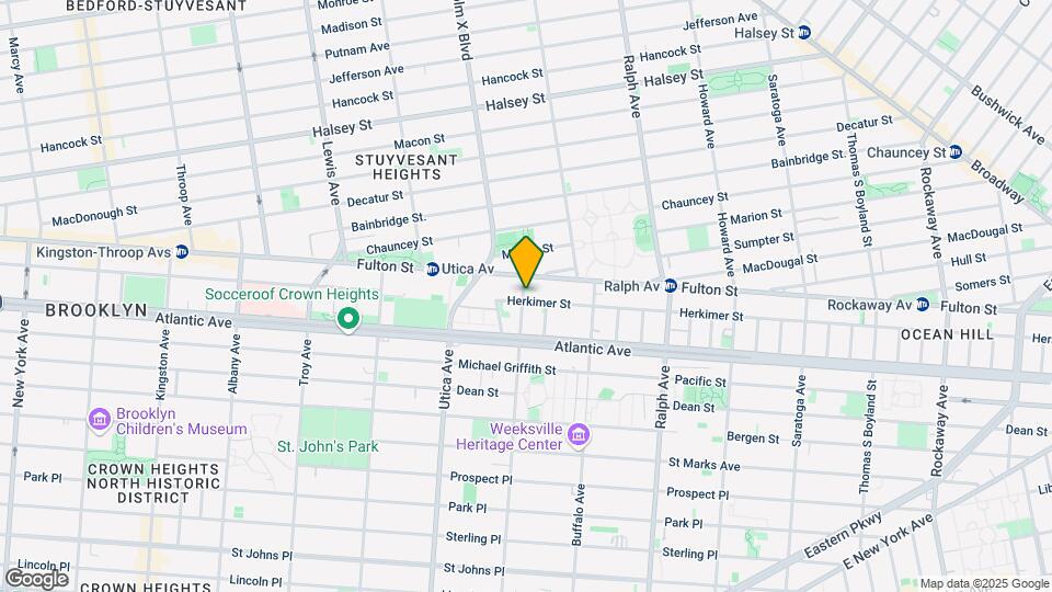 787 Herkimer St Mapa y Detalles de la Ubicación