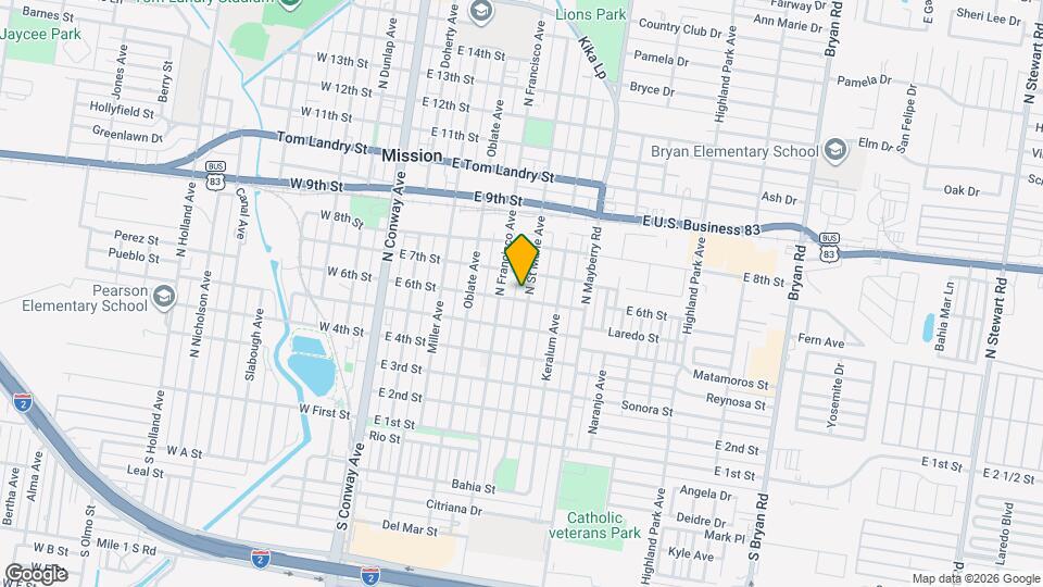 603 N St Marie St Map and Location Details