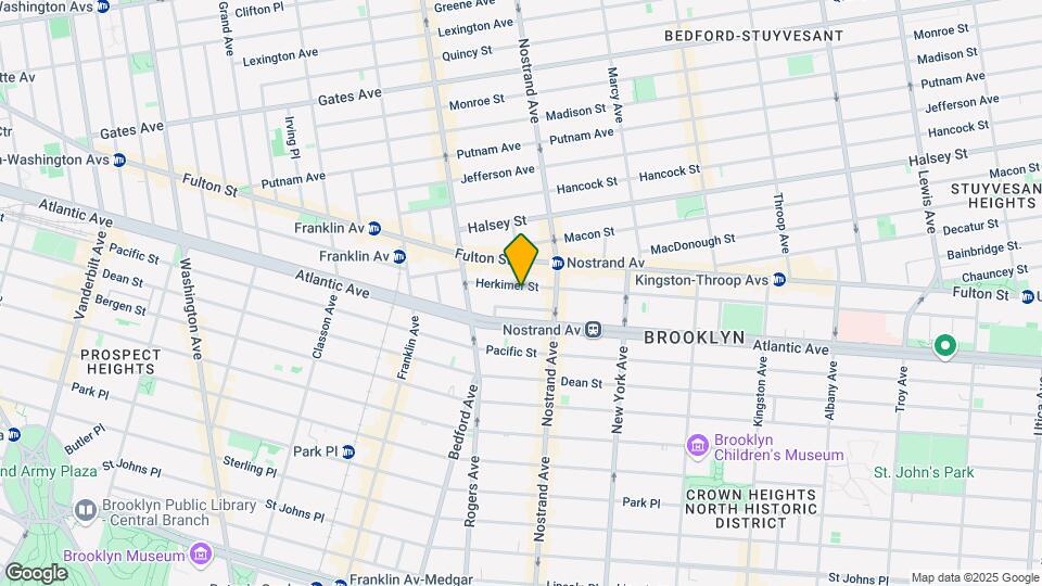 72 Herkimer St Mapa y Detalles de la Ubicación