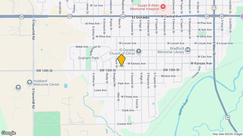 1210 W Towanda Ave Map and Location Details