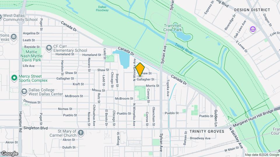 1007 Gallagher St Map and Location Details