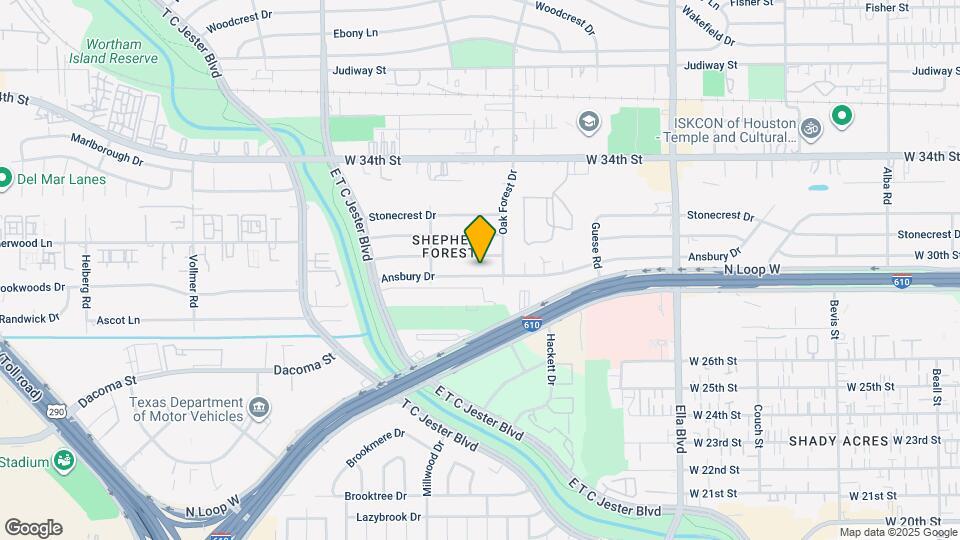 2102 Ansbury Dr Map and Location Details