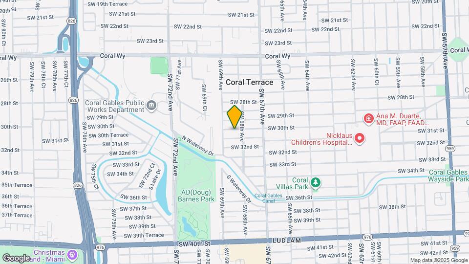 6830 SW 30th St, Unit A1 Map and Location Details