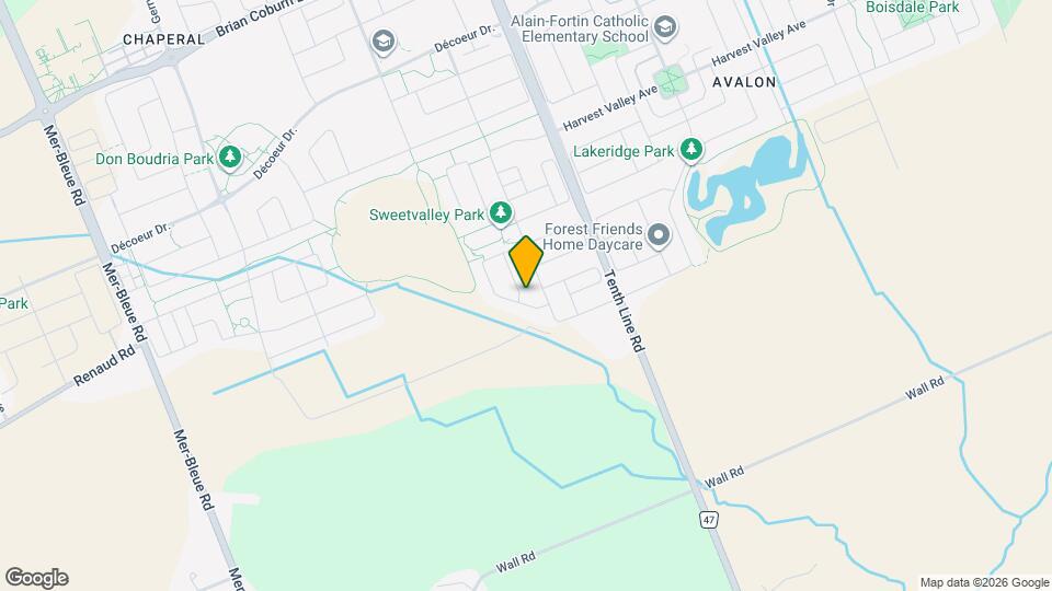 1021 Cottontail Walk Map and Location Details