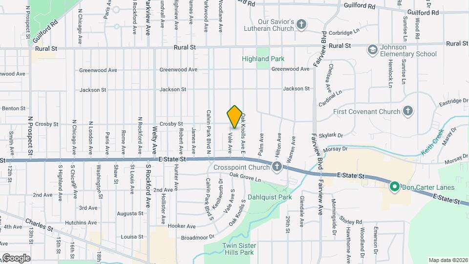 215 Vale Ave N Mapa y Detalles de la Ubicación