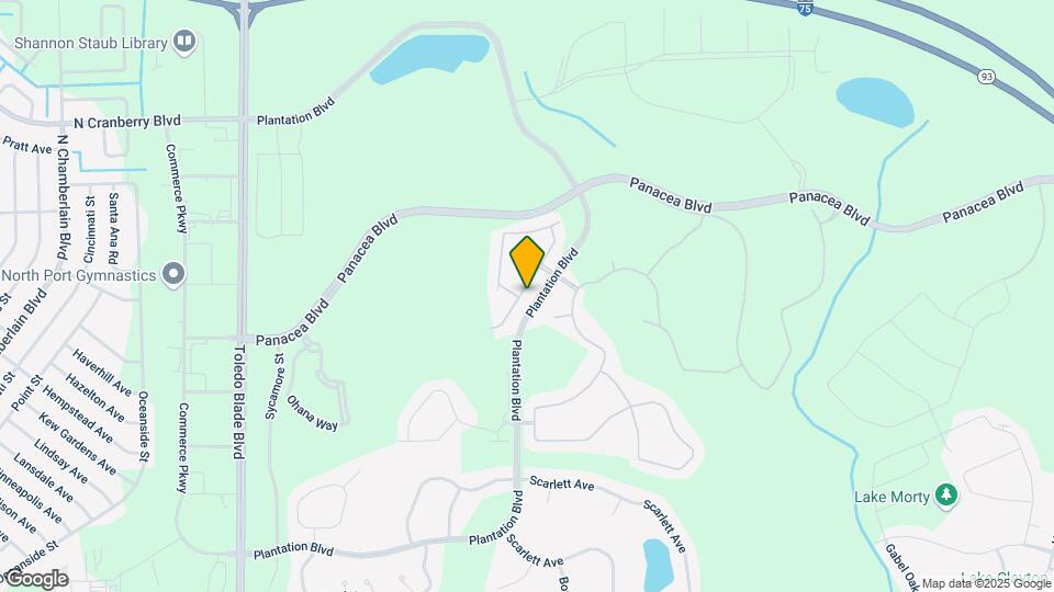 2522 Oswego Dr Map and Location Details