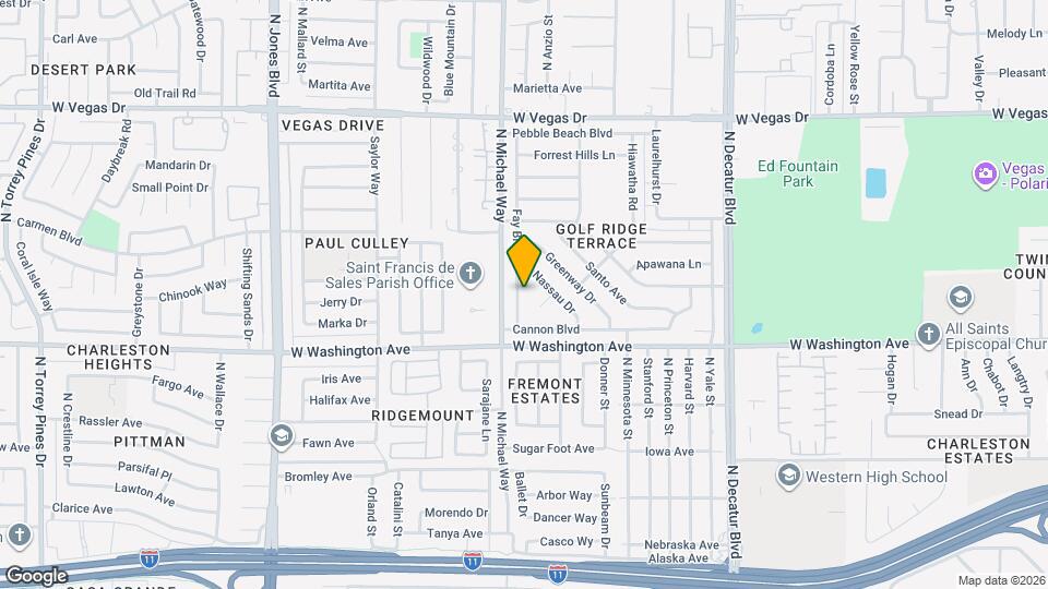 1104 Fay Blvd Map and Location Details