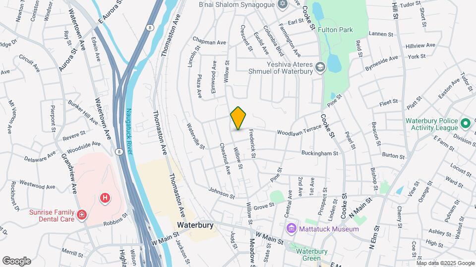 215 Woodlawn Terrace Map and Location Details