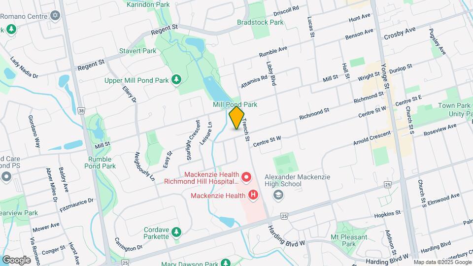 285 Richmond St Map and Location Details