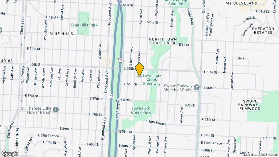 5518 Jaudon Ave Mapa y Detalles de la Ubicación