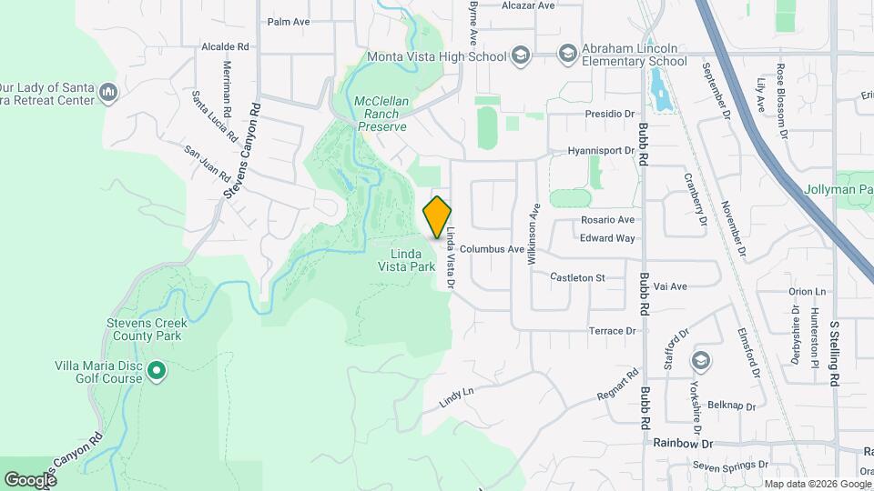 11037 Linda Vista Dr Map and Location Details