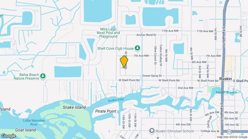 498 Sunlit Coral St Mapa y Detalles de la Ubicación