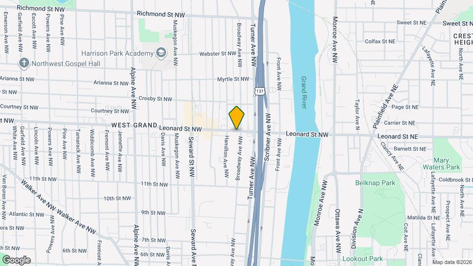 440 Leonard St NW Map and Location Details