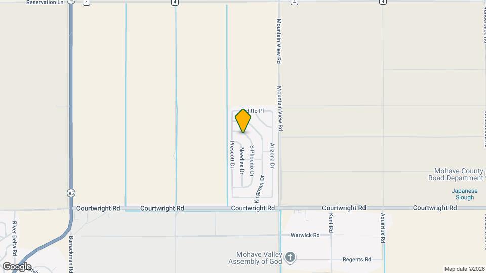 9815 S Phoenix Dr Map and Location Details