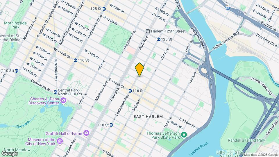 149 E 118th St Map and Location Details