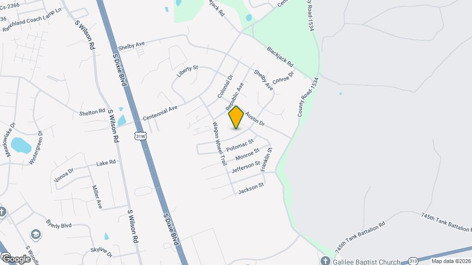 635 Independence Dr Map and Location Details