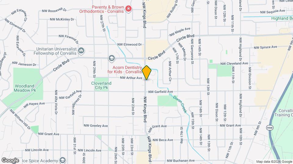 1645 NW Kings Blvd Map and Location Details